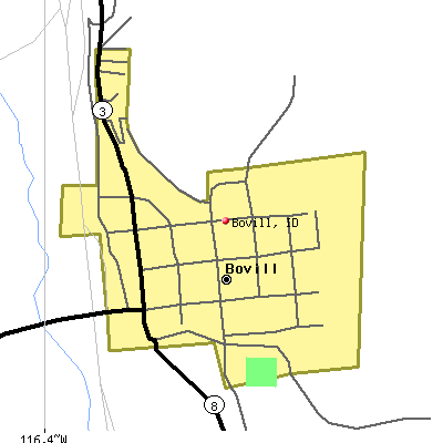 Bovill map