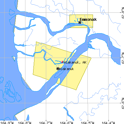 Alakanuk map