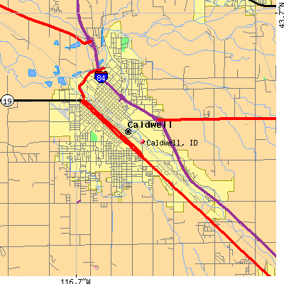 Caldwell map