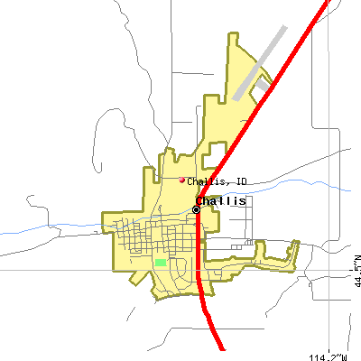 Challis map