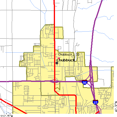 Chubbuck map