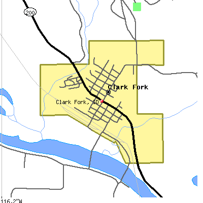 Clark Fork map