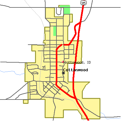Cottonwood map