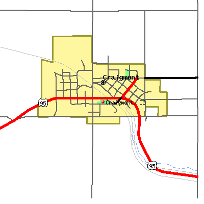 Craigmont map