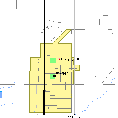 Driggs map