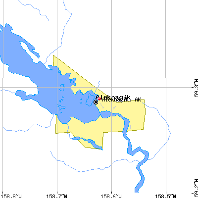 Aleknagik map
