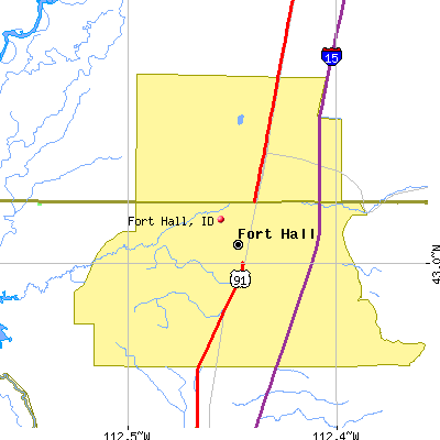 Fort Hall map