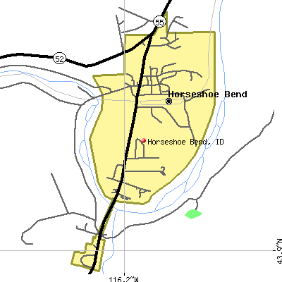 Horseshoe Bend map