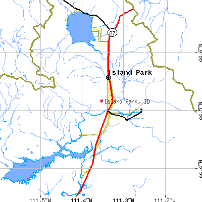 Island Park map