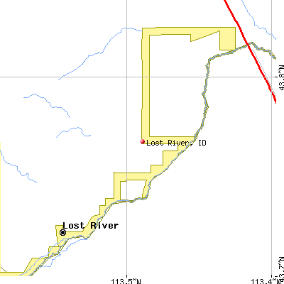 Lost River map