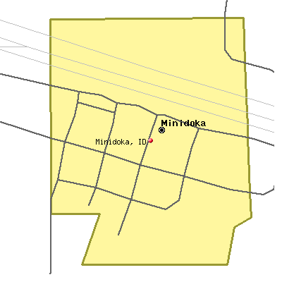 Minidoka map