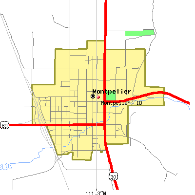 Montpelier map