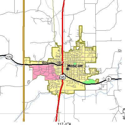 Moscow map