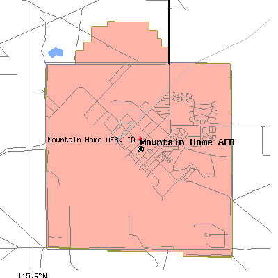 Mountain Home AFB map