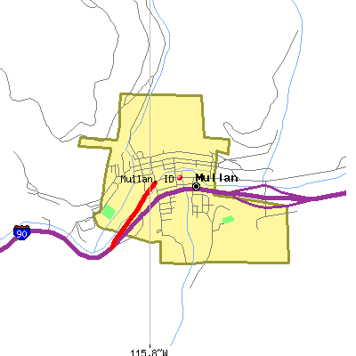 Mullan map