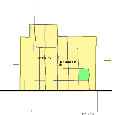 Newdale map