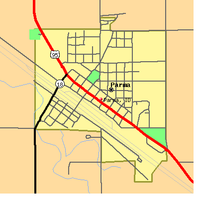 Parma map