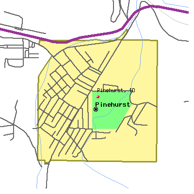 Pinehurst map