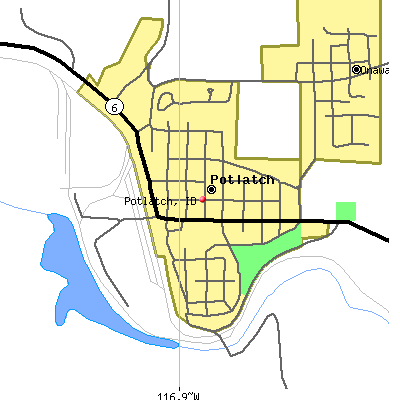 Potlatch map
