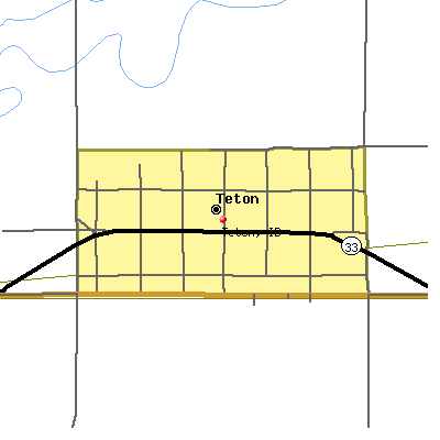 Teton map