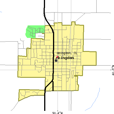 Abingdon map