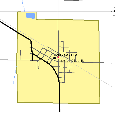Addieville map