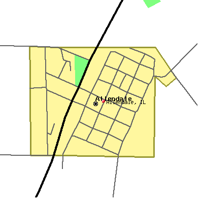Allendale map