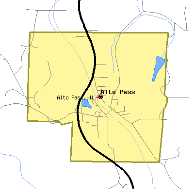 Alto Pass map