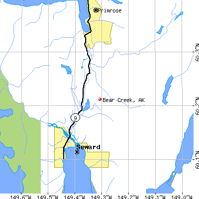 Bear Creek map