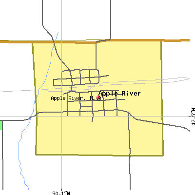 Apple River map