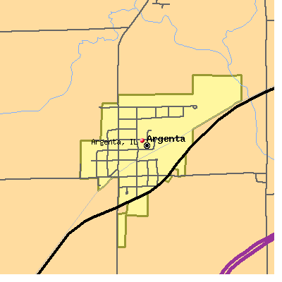 Argenta map