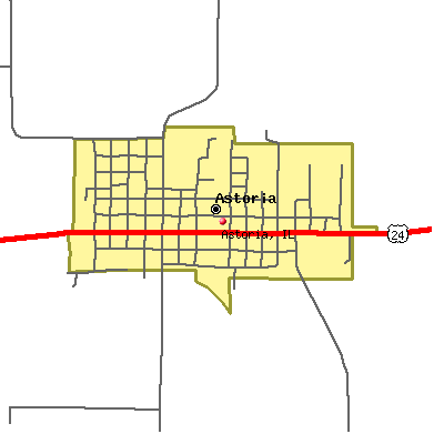 Astoria map