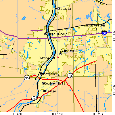 Aurora map