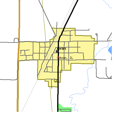 Avon map