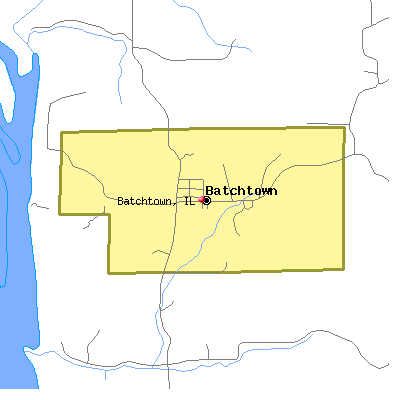 Batchtown map