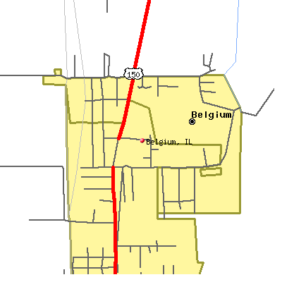 Belgium map
