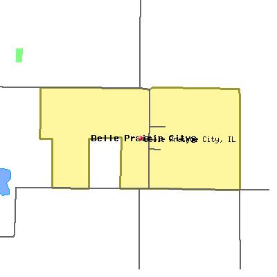 Belle Prairie City map