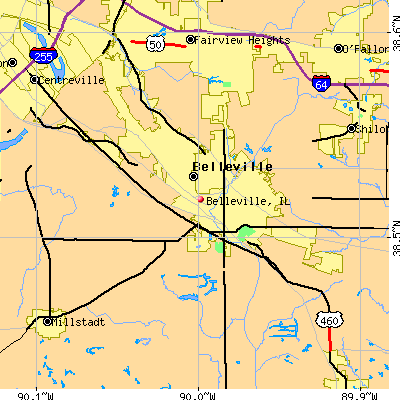 Belleville map