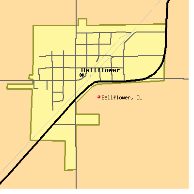 Bellflower map
