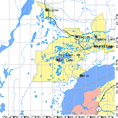 Big Lake map