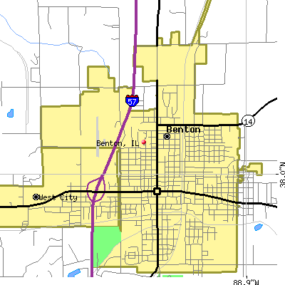 Benton map