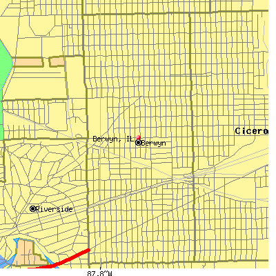 Berwyn map