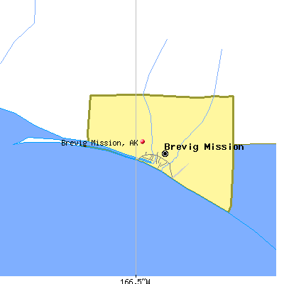 Brevig Mission map