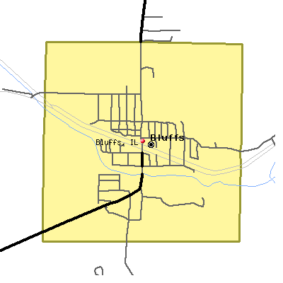 Bluffs map