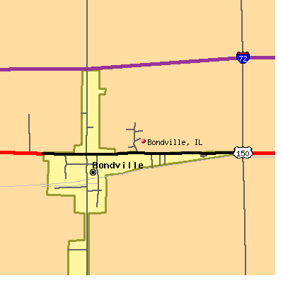 Bondville map