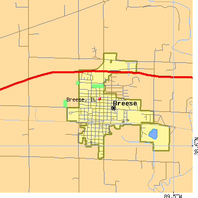 Breese map