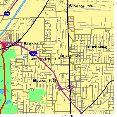 Bridgeview map