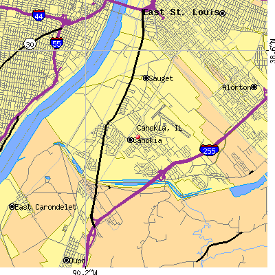 Cahokia map