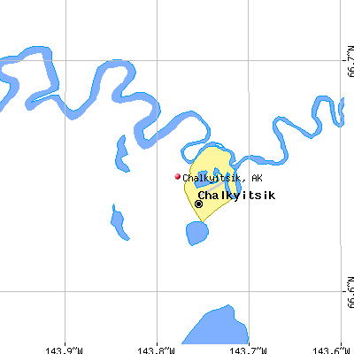 Chalkyitsik map