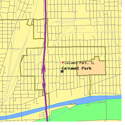 Calumet Park map